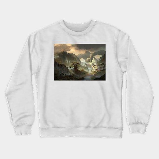 Shansacia Temple Crewneck Sweatshirt by Digitalhadz